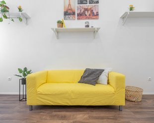 Мебель в желтых тонах – вызов стандартным решениям в Верхотурье - verhoture.magazinmebel.ru | фото