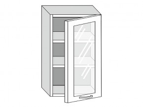 19.50.3 Шкаф настенный (h=913) на 500мм с 1-ой стекл. дверцей в Верхотурье - verhoture.magazinmebel.ru | фото