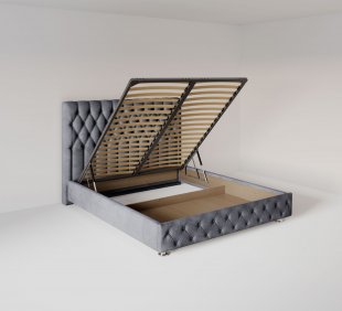Кровать Версаль 1.4 м с подъемным механизмом в Верхотурье - verhoture.magazinmebel.ru | фото - изображение 4