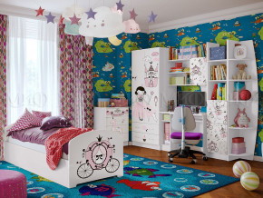 Детская комната Юниор-2 Принцесса в Верхотурье - verhoture.magazinmebel.ru | фото