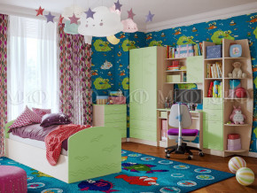 Детская комната Юниор-2 Салатовый в Верхотурье - verhoture.magazinmebel.ru | фото