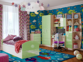 Детская комната Юниор-2 Салатовый металлик в Верхотурье - verhoture.magazinmebel.ru | фото