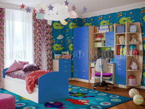 Детская комната Юниор-2 Синий в Верхотурье - verhoture.magazinmebel.ru | фото