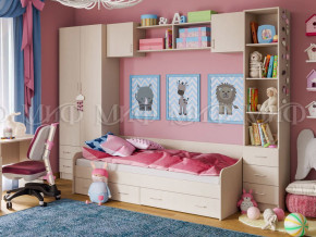 Детская комната Вега 1 Дуб беленый в Верхотурье - verhoture.magazinmebel.ru | фото