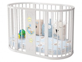Детская кроватка белая Эстель в Верхотурье - verhoture.magazinmebel.ru | фото