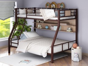 Двухъярусная кровать Гранада-1П коричневый в Верхотурье - verhoture.magazinmebel.ru | фото