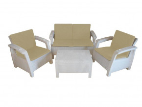 Комплект уличной мебели Yalta Premium Terrace Set белый в Верхотурье - verhoture.magazinmebel.ru | фото