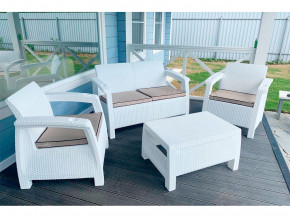 Комплект уличной мебели Yalta Terrace Set белый в Верхотурье - verhoture.magazinmebel.ru | фото - изображение 1