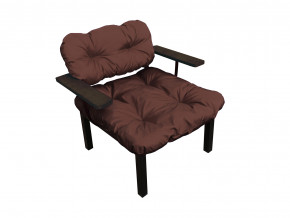Кресло Дачное коричневая подушка в Верхотурье - verhoture.magazinmebel.ru | фото