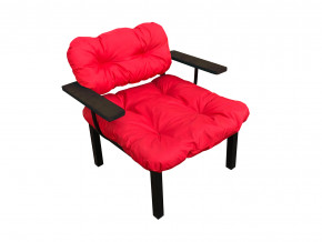 Кресло Дачное красная подушка в Верхотурье - verhoture.magazinmebel.ru | фото