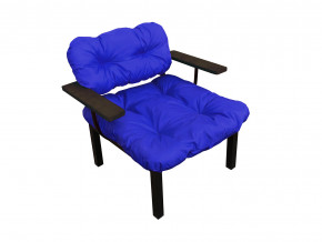 Кресло Дачное синяя подушка в Верхотурье - verhoture.magazinmebel.ru | фото