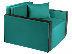Кресло-кровать Милена с подлокотниками рогожка emerald в Верхотурье - verhoture.magazinmebel.ru | фото