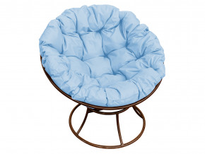 Кресло Папасан без ротанга голубая подушка в Верхотурье - verhoture.magazinmebel.ru | фото