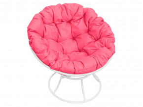 Кресло Папасан без ротанга розовая подушка в Верхотурье - verhoture.magazinmebel.ru | фото