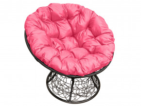 Кресло Папасан с ротангом розовая подушка в Верхотурье - verhoture.magazinmebel.ru | фото