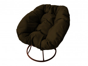 Кресло Пончик без ротанга коричневая подушка в Верхотурье - verhoture.magazinmebel.ru | фото - изображение 1