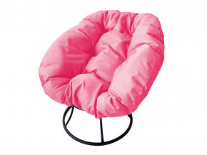 Кресло Пончик без ротанга розовая подушка в Верхотурье - verhoture.magazinmebel.ru | фото
