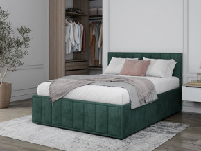 Кровать 1400 Лана зеленый велюр в Верхотурье - verhoture.magazinmebel.ru | фото