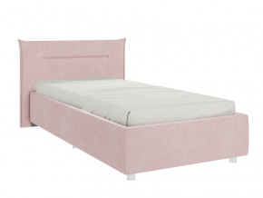 Кровать Альба 900 велюр нежно-розовый в Верхотурье - verhoture.magazinmebel.ru | фото