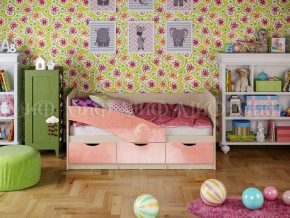Кровать Бабочки 1600 Розовый металлик в Верхотурье - verhoture.magazinmebel.ru | фото