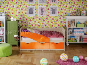 Кровать Бабочки 1800 Оранжевый металлик в Верхотурье - verhoture.magazinmebel.ru | фото