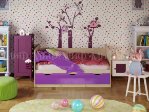 Кровать Дельфин-1 1800 Фиолетовый металлик в Верхотурье - verhoture.magazinmebel.ru | фото