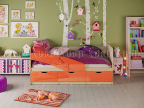 Кровать Дельфин 1800 Оранжевый металлик в Верхотурье - verhoture.magazinmebel.ru | фото