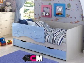 Кровать детская Алиса КР 812 голубая 1600 в Верхотурье - verhoture.magazinmebel.ru | фото
