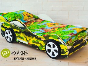 Кровать детская машина Хаки в Верхотурье - verhoture.magazinmebel.ru | фото - изображение 2