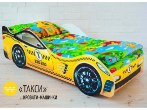 Кровать детская машина Такси в Верхотурье - verhoture.magazinmebel.ru | фото