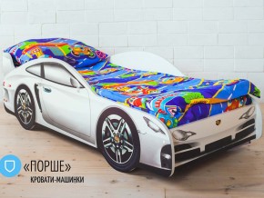 Кровать детская машинка Порше в Верхотурье - verhoture.magazinmebel.ru | фото