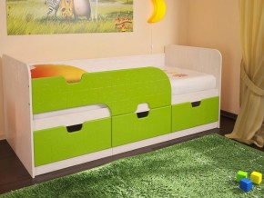 Кровать детская Минима лайм в Верхотурье - verhoture.magazinmebel.ru | фото - изображение 1