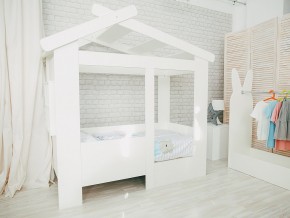 Кровать детская Теремок без ящика белая в Верхотурье - verhoture.magazinmebel.ru | фото