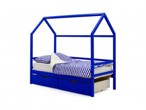 Кровать-домик Svogen с ящиками синий в Верхотурье - verhoture.magazinmebel.ru | фото