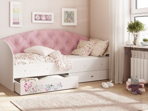Кровать Эльза Белый-розовый в Верхотурье - verhoture.magazinmebel.ru | фото