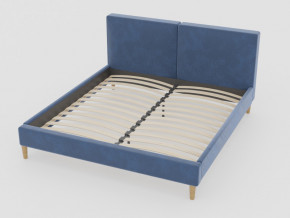 Кровать Линси 1200 синий в Верхотурье - verhoture.magazinmebel.ru | фото