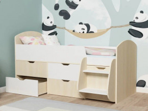 Кровать Малыш-7 Дуб-Белое дерево в Верхотурье - verhoture.magazinmebel.ru | фото - изображение 3