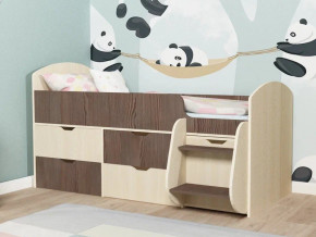 Кровать Малыш-7 Дуб-Бодега в Верхотурье - verhoture.magazinmebel.ru | фото