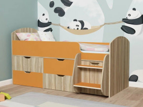 Кровать Малыш-7 Ясень-оранж в Верхотурье - verhoture.magazinmebel.ru | фото
