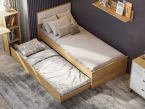Кровать одинарная Милан выкатная с настилом в Верхотурье - verhoture.magazinmebel.ru | фото