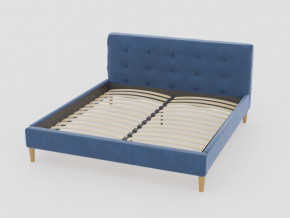 Кровать Пайли 1400 синий в Верхотурье - verhoture.magazinmebel.ru | фото - изображение 1
