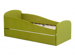 Кровать с ящиком Letmo оливковый (велюр) в Верхотурье - verhoture.magazinmebel.ru | фото - изображение 1