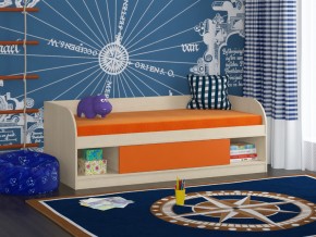 Кровать Соня 4 дуб молочный-оранжевый в Верхотурье - verhoture.magazinmebel.ru | фото