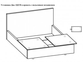 Кровать Токио норма 120 с механизмом подъема и дном ЛДСП в Верхотурье - verhoture.magazinmebel.ru | фото - изображение 5