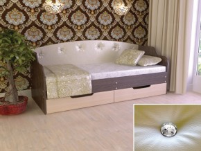 Кровать Юниор Тип 2 Венге/дуб молочный 800х1600 в Верхотурье - verhoture.magazinmebel.ru | фото