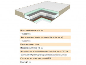 Матрас Тиссая 160х200 в Верхотурье - verhoture.magazinmebel.ru | фото - изображение 2