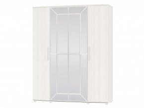 Шкаф 4-х дверный Амели 4-5200 Рамух белый в Верхотурье - verhoture.magazinmebel.ru | фото