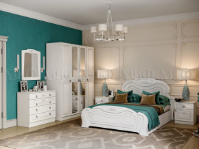 Спальня Александрина белая глянцевая в Верхотурье - verhoture.magazinmebel.ru | фото - изображение 1