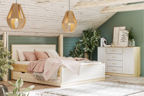 Спальня Оливия с комодом в Верхотурье - verhoture.magazinmebel.ru | фото