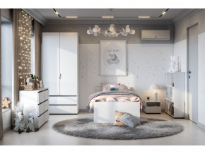 Спальня Токио Белый текстурный в Верхотурье - verhoture.magazinmebel.ru | фото - изображение 8